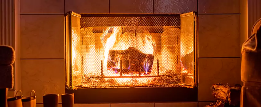 Mendota Hearth Landscape Fireplace Installation in Bear, Delaware
