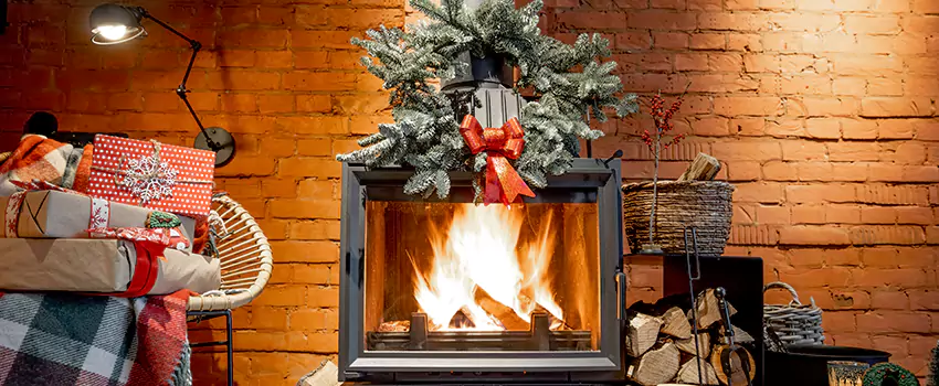 Travis Industries Linear Gas Fireplace Installation in Bear, Delaware