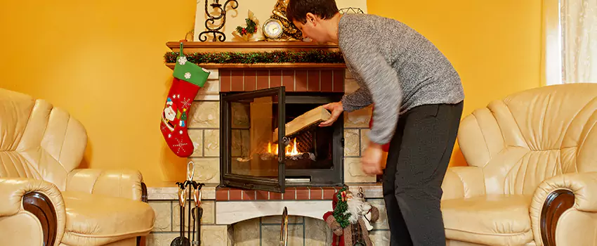 Rusted Metal Fireplace Restoration in Bear, Delaware
