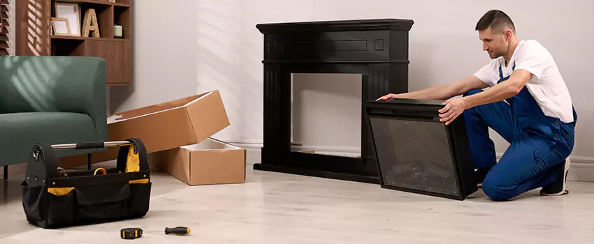 Old Rusted Metal Fireplace Repair And Replacement in Bear, DE