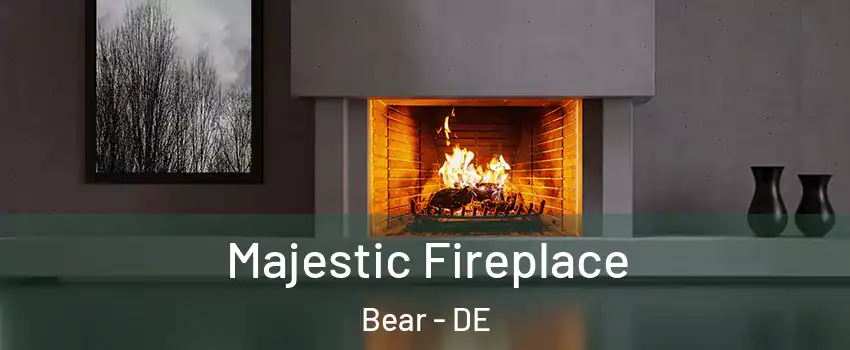  Majestic Fireplace Bear - DE